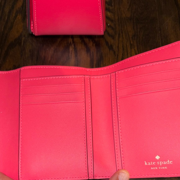 Kate Spade Reegan Leather Top Handle Satchel Crossbody Purse Handbag + Wallet - Picture 7 of 16